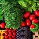 Fresh produce in a temperature controlled warehouse setting
